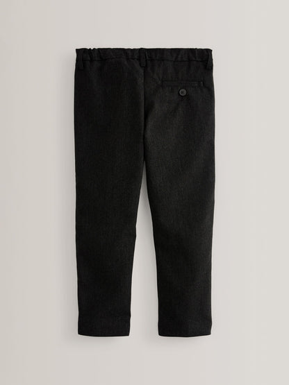 Dsiney Kidz - Black Skinny School Formal Stretch Pull On Waist Trousers (3-17yrs) image 2