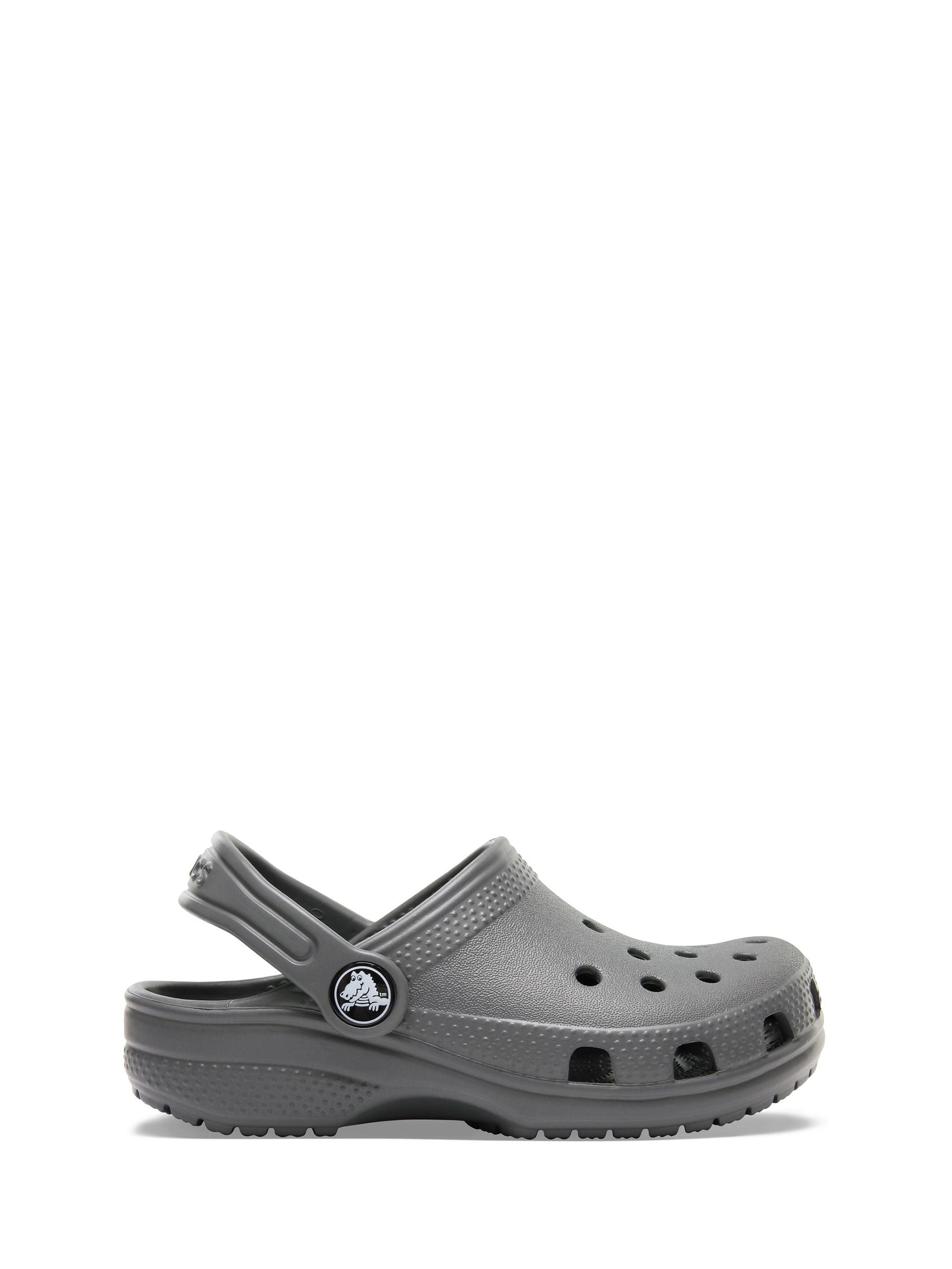 Crocs Grey Kids Unisex Classic Clogs image 1