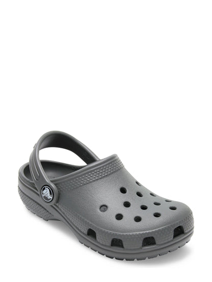 Crocs Grey Kids Unisex Classic Clogs image 3
