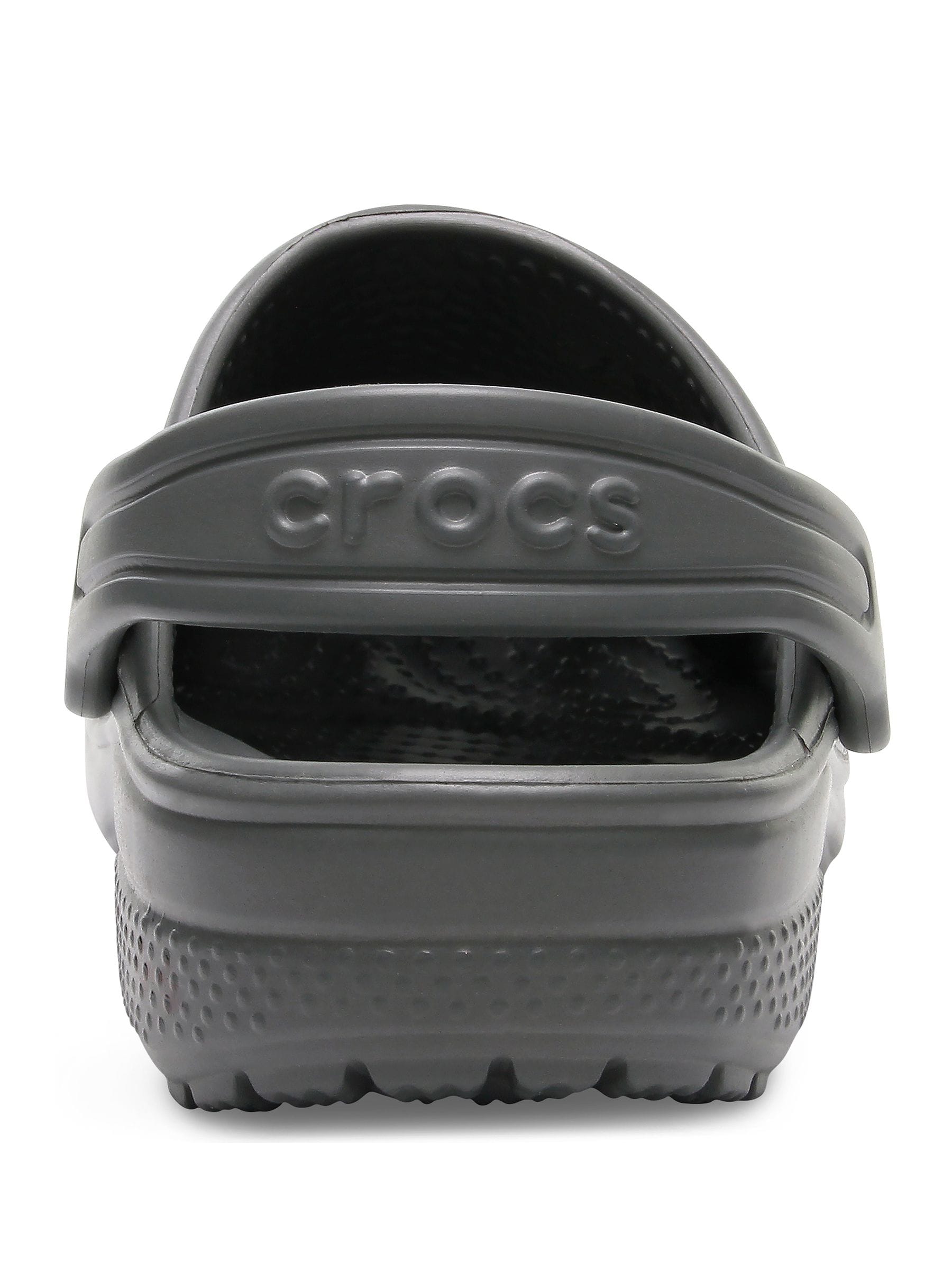 Crocs Grey Kids Unisex Classic Clogs image 4