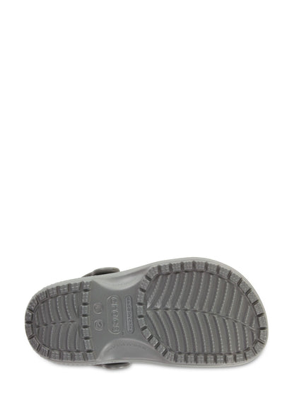 Crocs Grey Kids Unisex Classic Clogs image 6