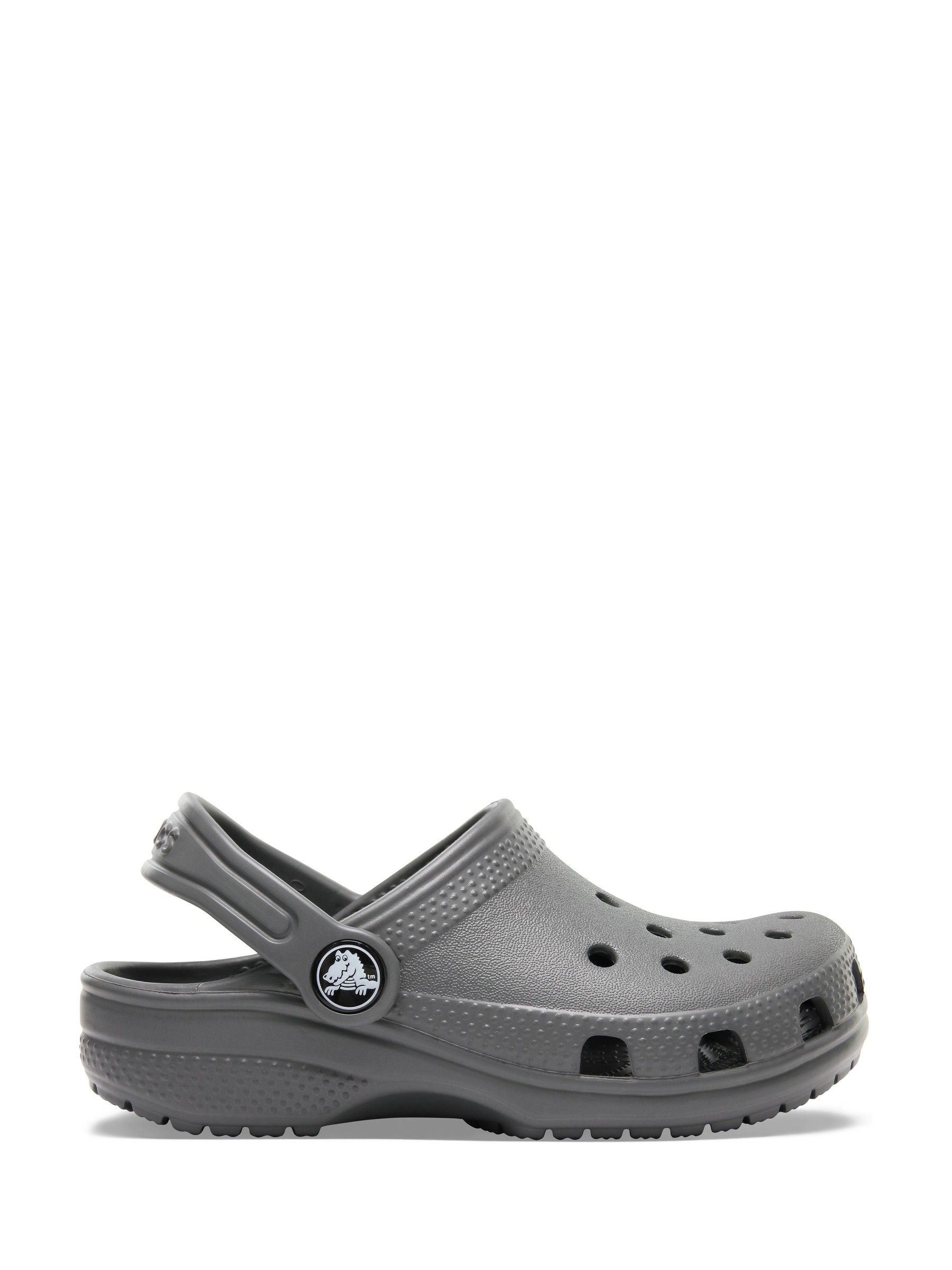 Crocs Grey Classic Toddler Clogs image 1