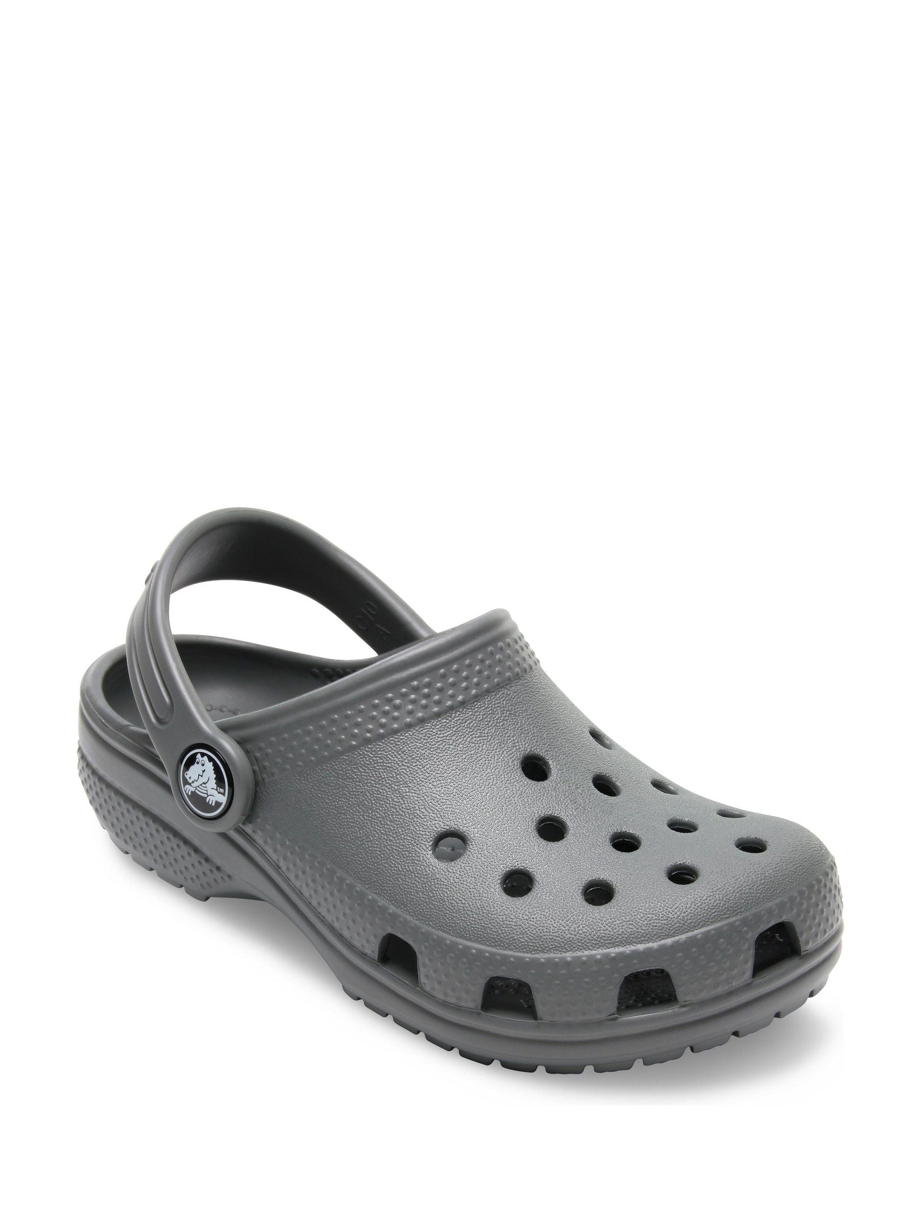 Crocs Grey Classic Toddler Clogs image 3