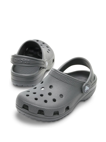 Crocs Grey Classic Toddler Clogs image 4
