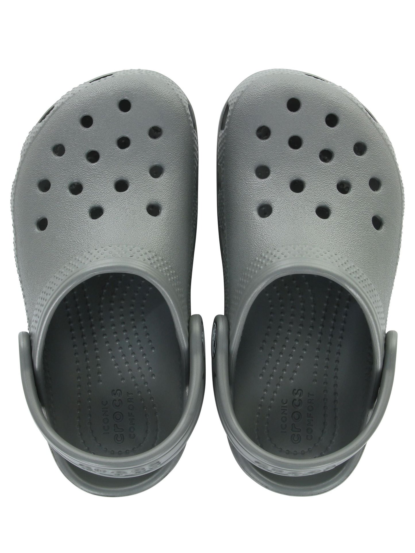Crocs Grey Classic Toddler Clogs image 6