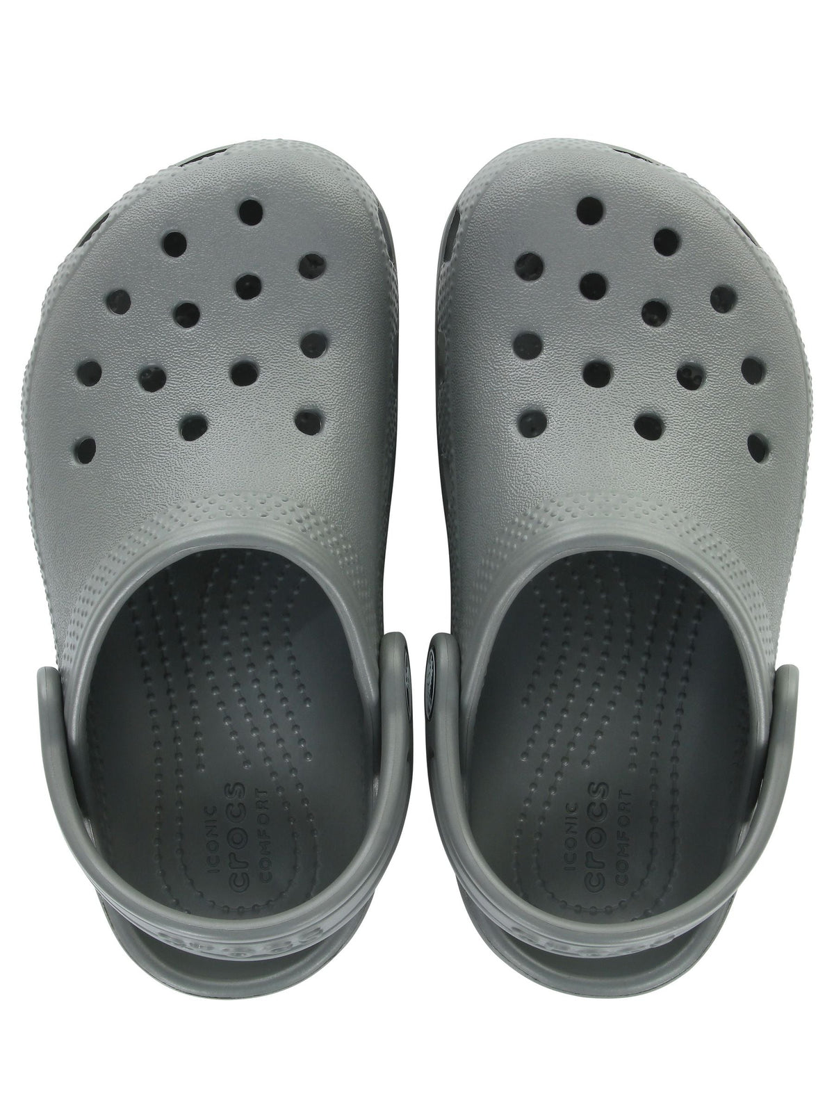 Crocs Grey Classic Toddler Clogs image 6