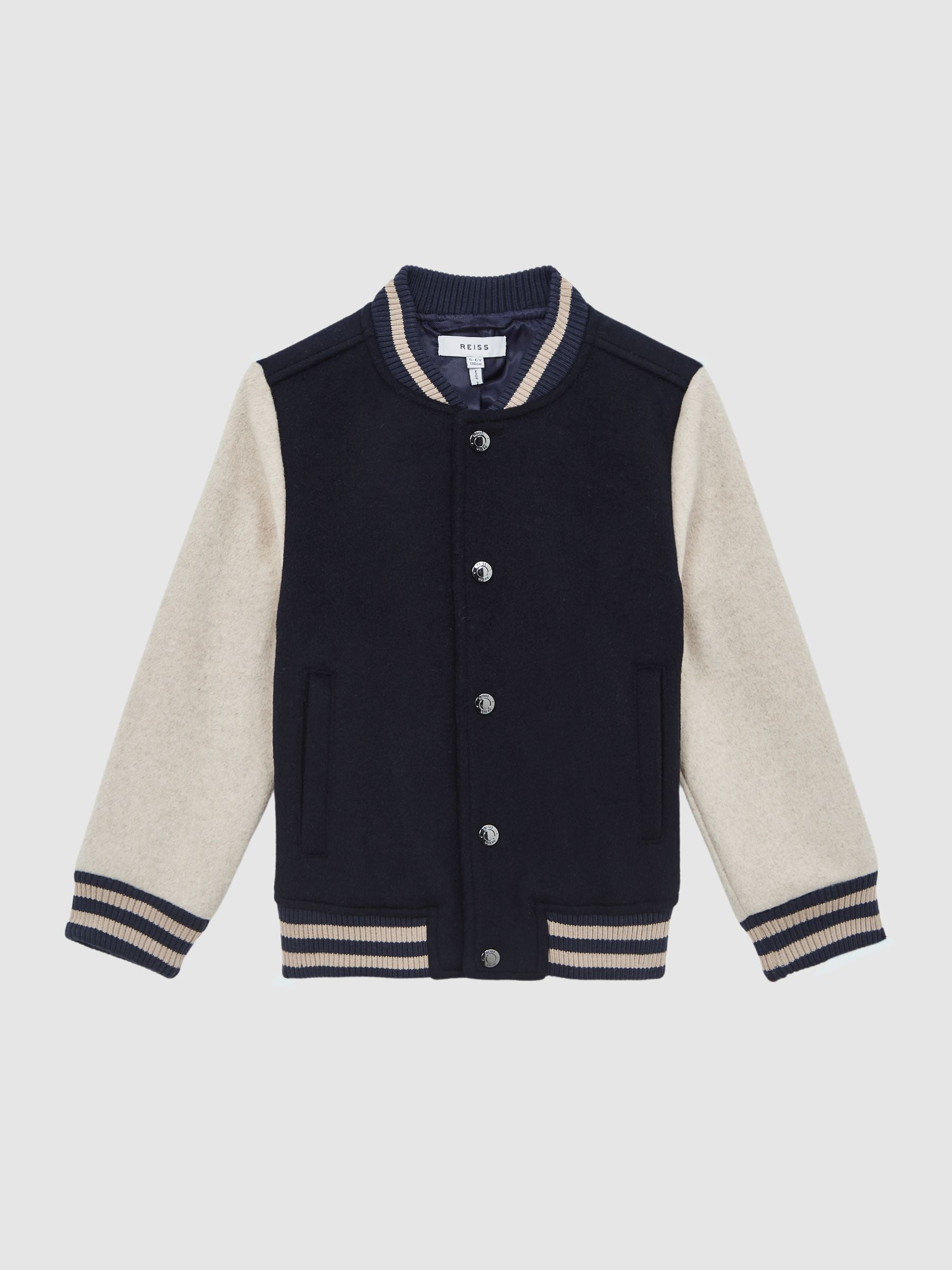 Dsiney Kidz - Reiss Navy Kansas Varsity Bomber Jacket image 2