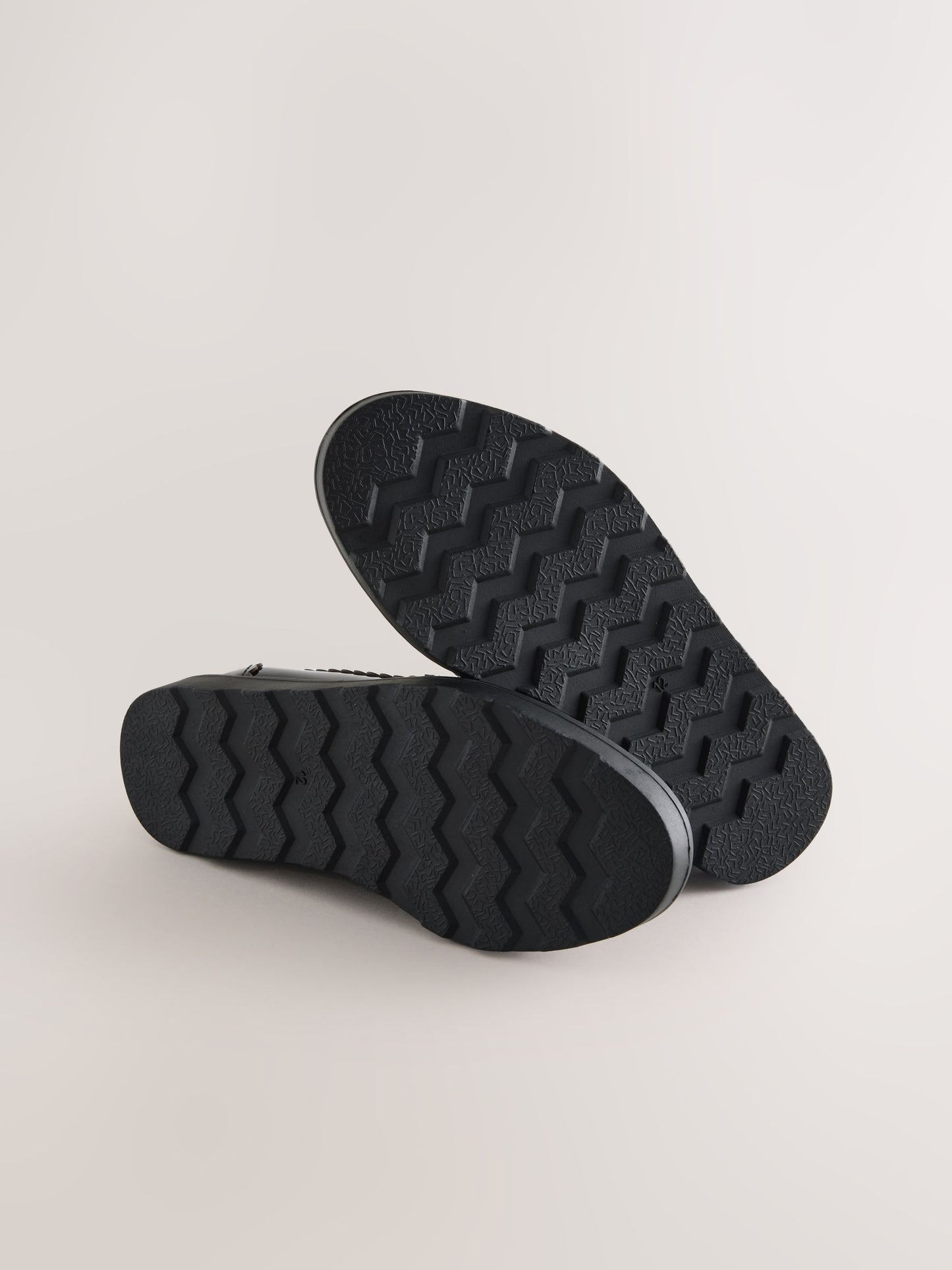 Black Patent School Leather Slim Sole Loafers image 3