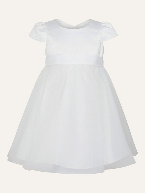 Dsiney Kidz - Monsoon Cream Tulle Baby Bridesmaid Dress image 1