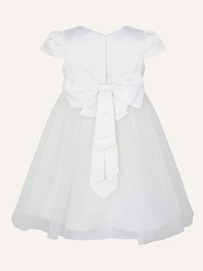 Monsoon Cream Tulle Baby Bridesmaid Dress image 2