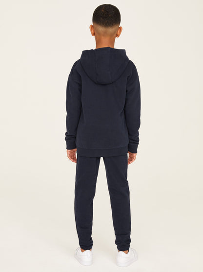 Dsiney Kidz - Baker by Ted Baker Navy Baker by Ted Baker Zip Through Hoodie and Jogger Set image 3