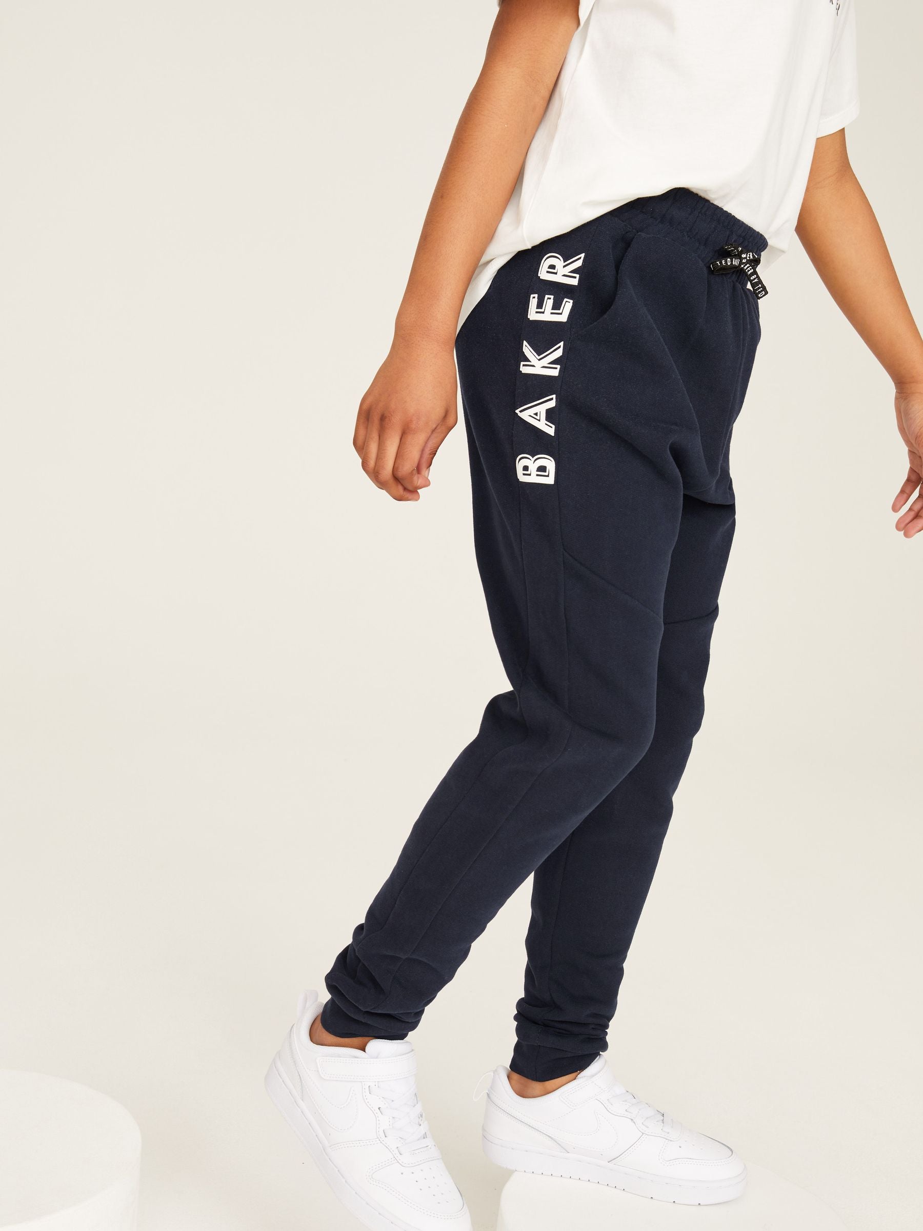 Dsiney Kidz - Baker by Ted Baker Navy Baker by Ted Baker Zip Through Hoodie and Jogger Set image 4