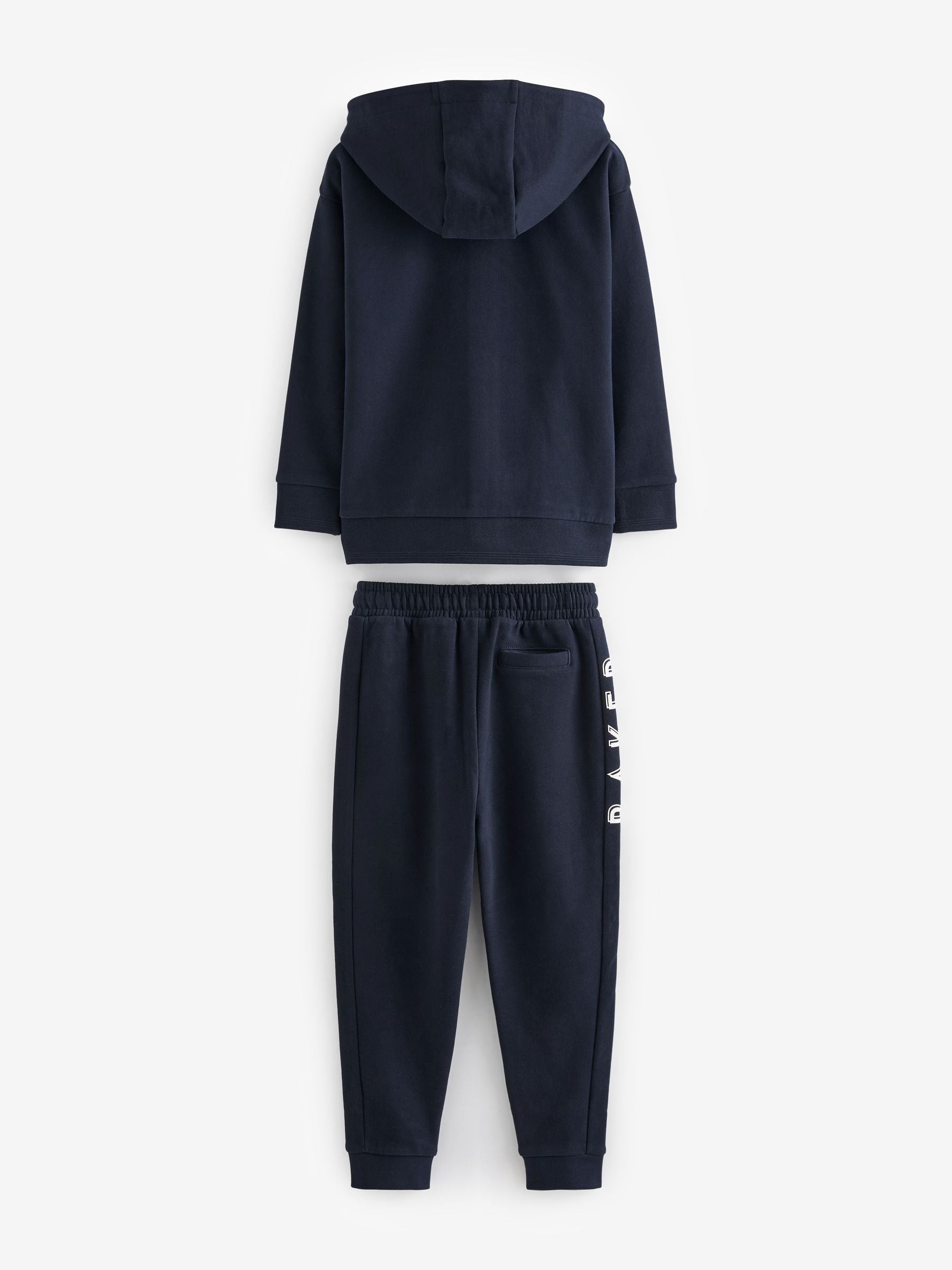 Dsiney Kidz - Baker by Ted Baker Navy Baker by Ted Baker Zip Through Hoodie and Jogger Set image 8