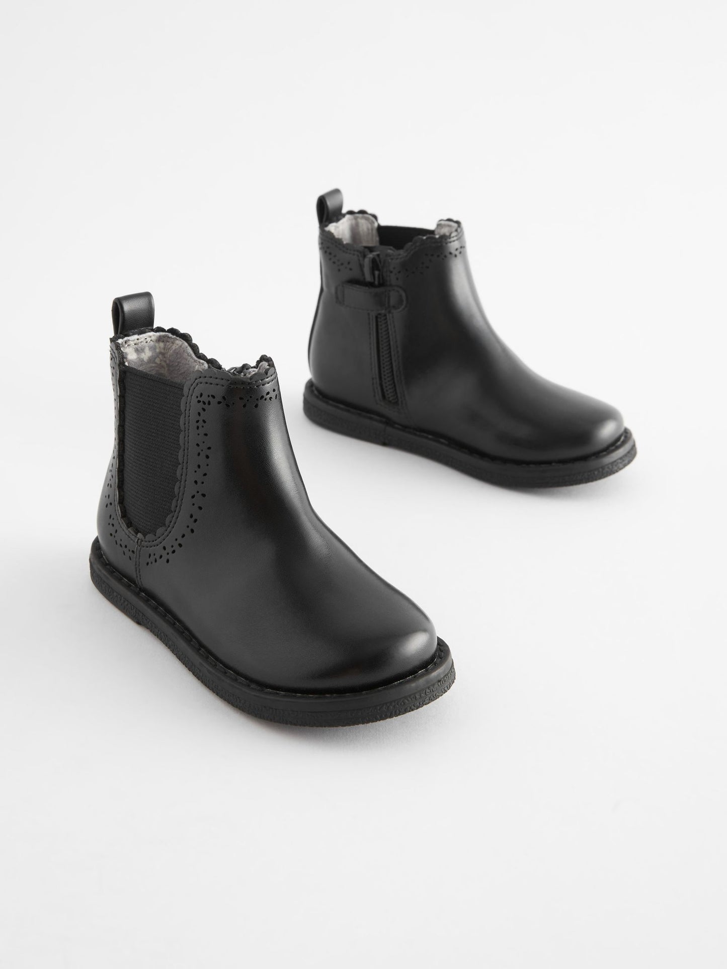 Black Standard Fit (F) Chelsea Ankle Boots image 1