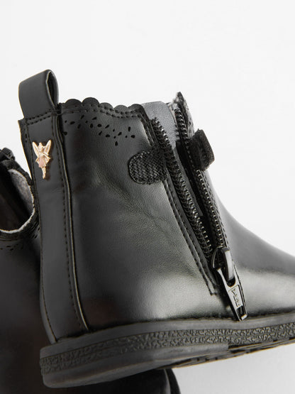 Black Standard Fit (F) Chelsea Ankle Boots image 7