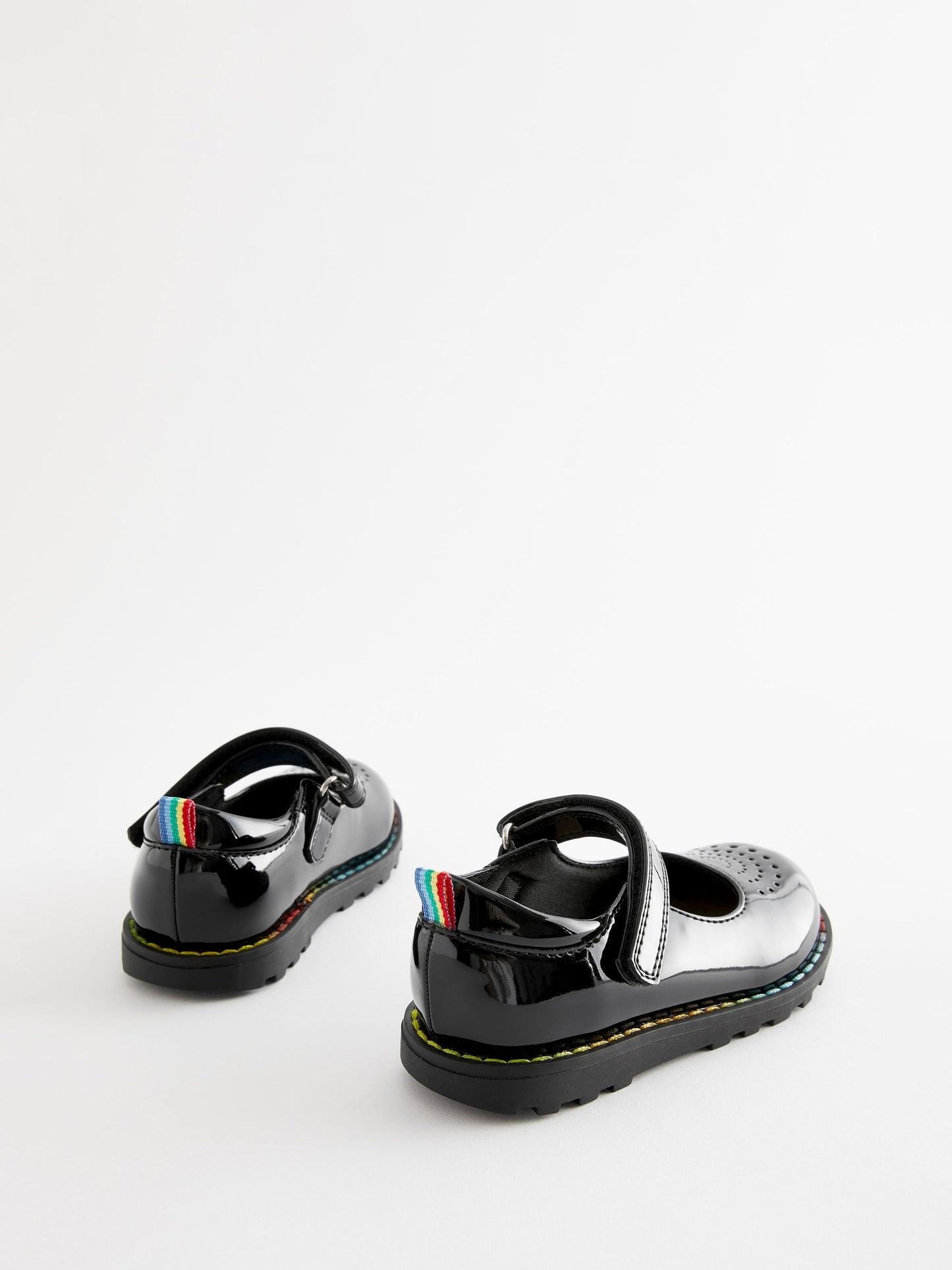 Little Bird by Jools Oliver Black Younger Patent Mary Jane Shoes image 4