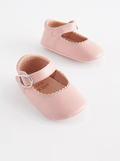 Pink Mary Jane Baby Shoes (0-24mths)
