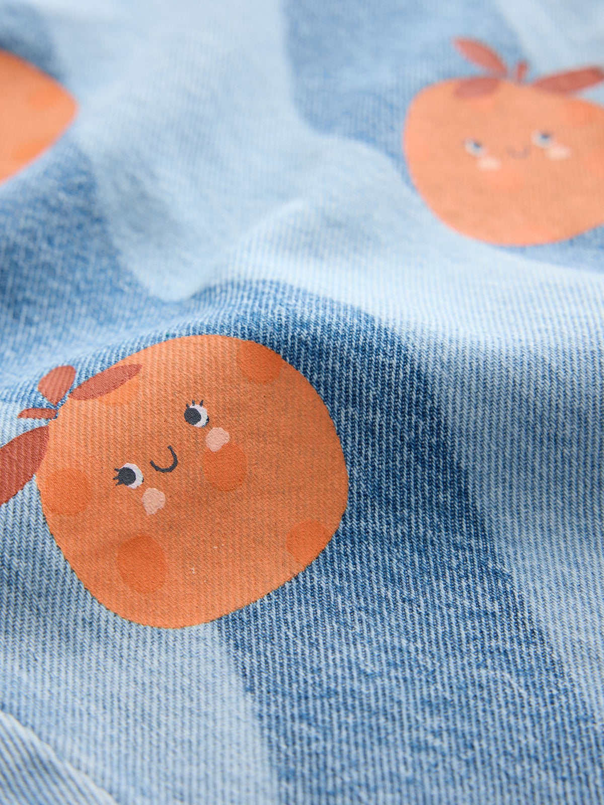 Denim Orange Printed Jeans (3mths-7yrs) - image 3