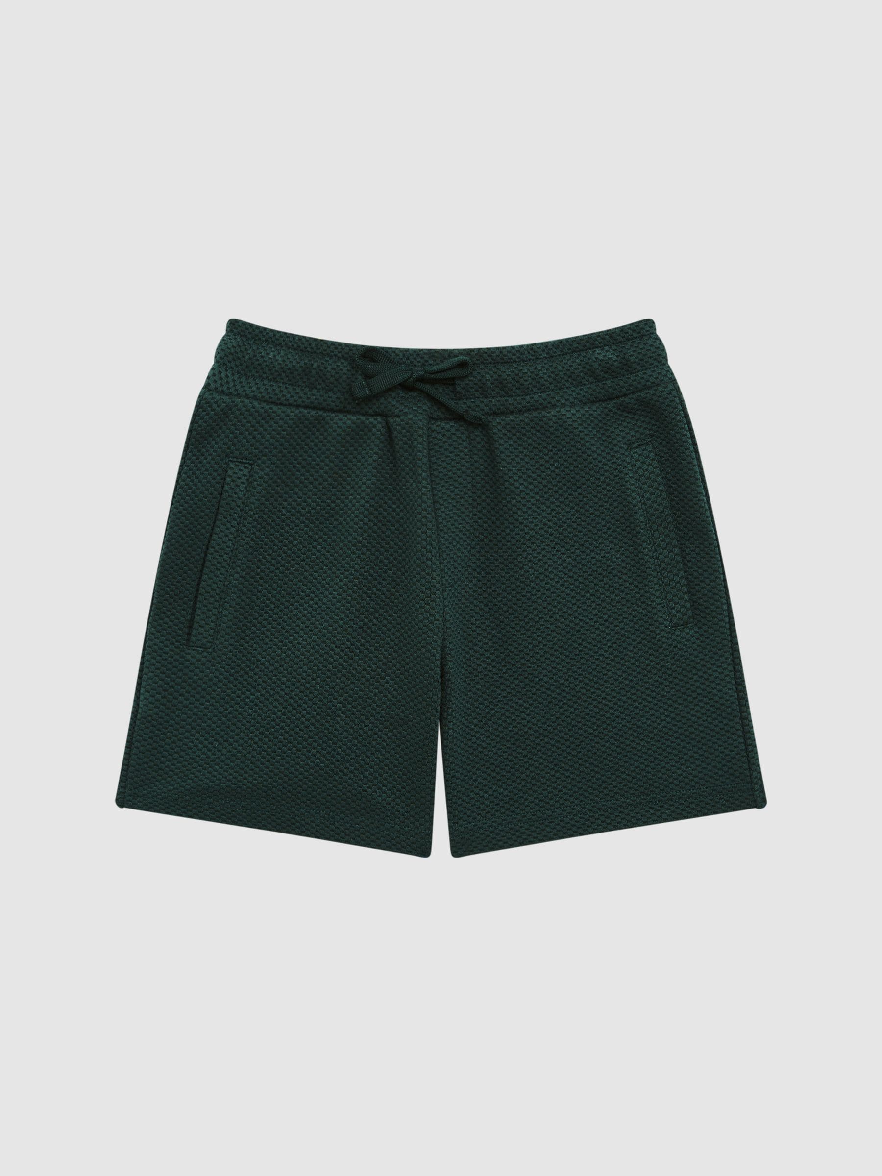 Dsiney Kidz - Reiss Emerald Robin Slim Fit Textured Drawstring Shorts image 2