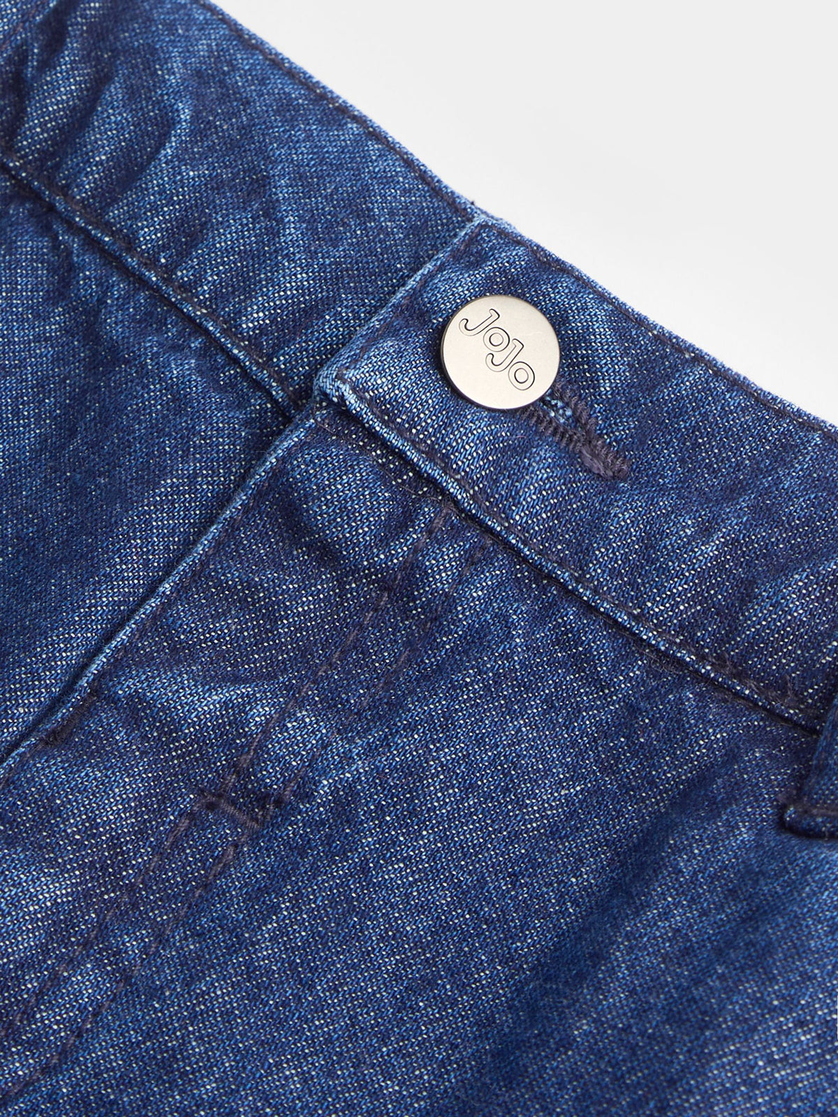 JoJo Maman Bébé Denim Blue Cargo Jeans - image 3