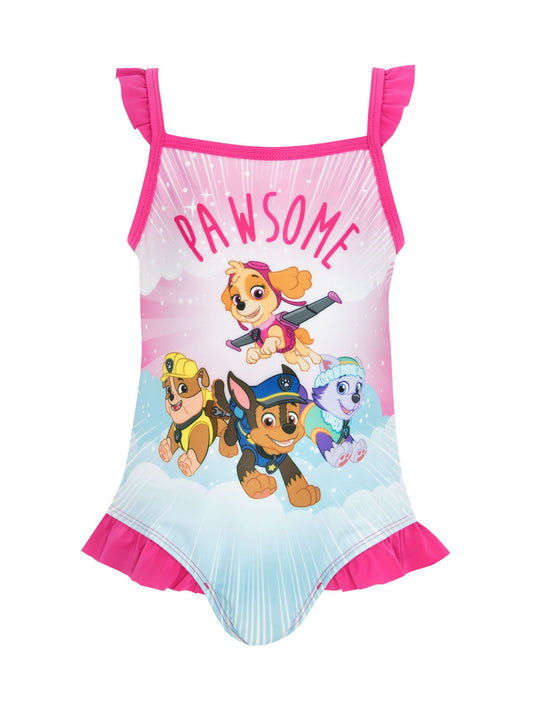 Character Pink Paw Patrol Pawsome Group Swimsuit image 1