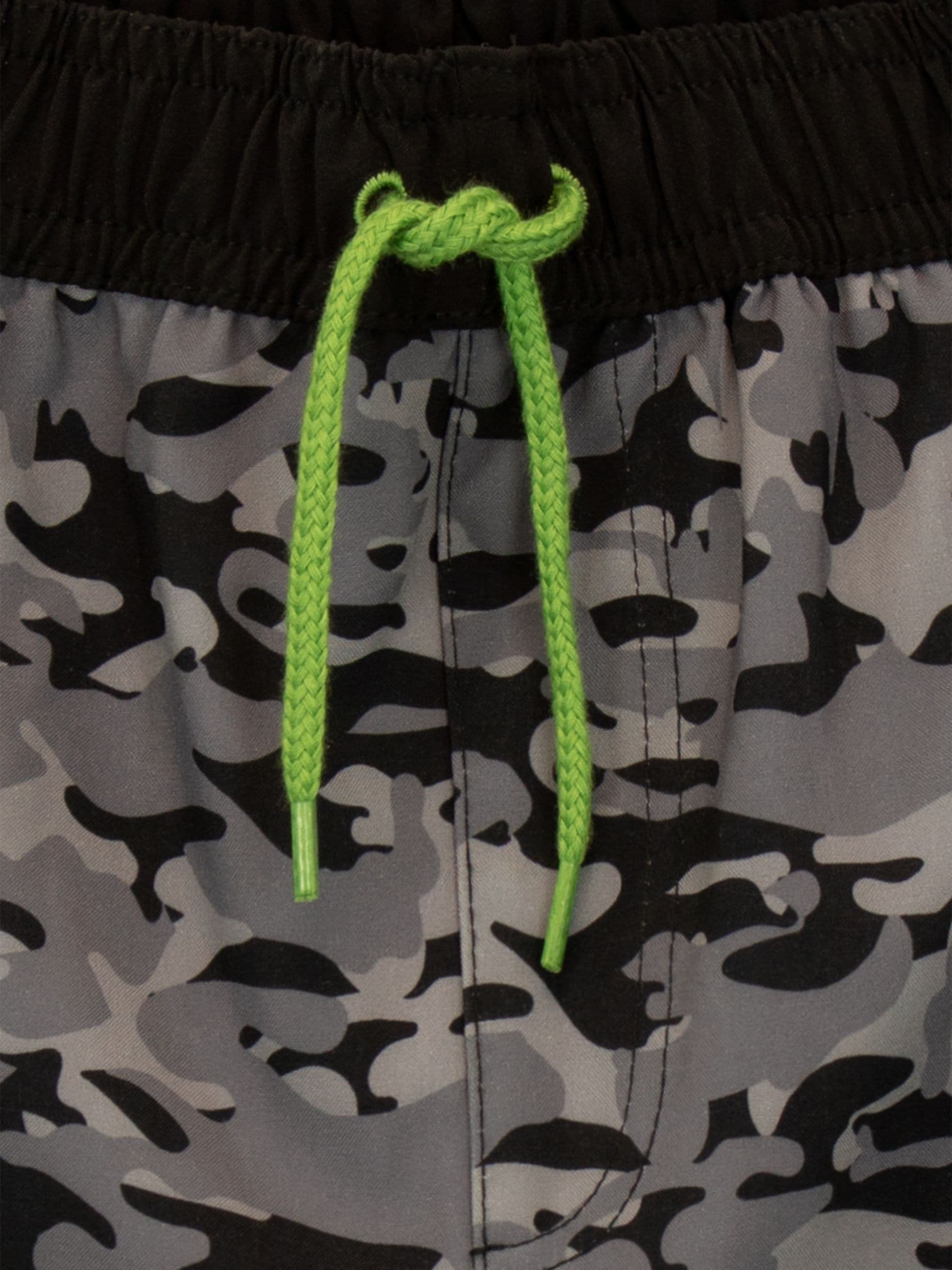 Character Black Camo Swim Shorts image 2