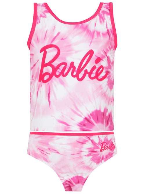 Character Pink Barbie Tankini Pink Tie Dye Set image 1