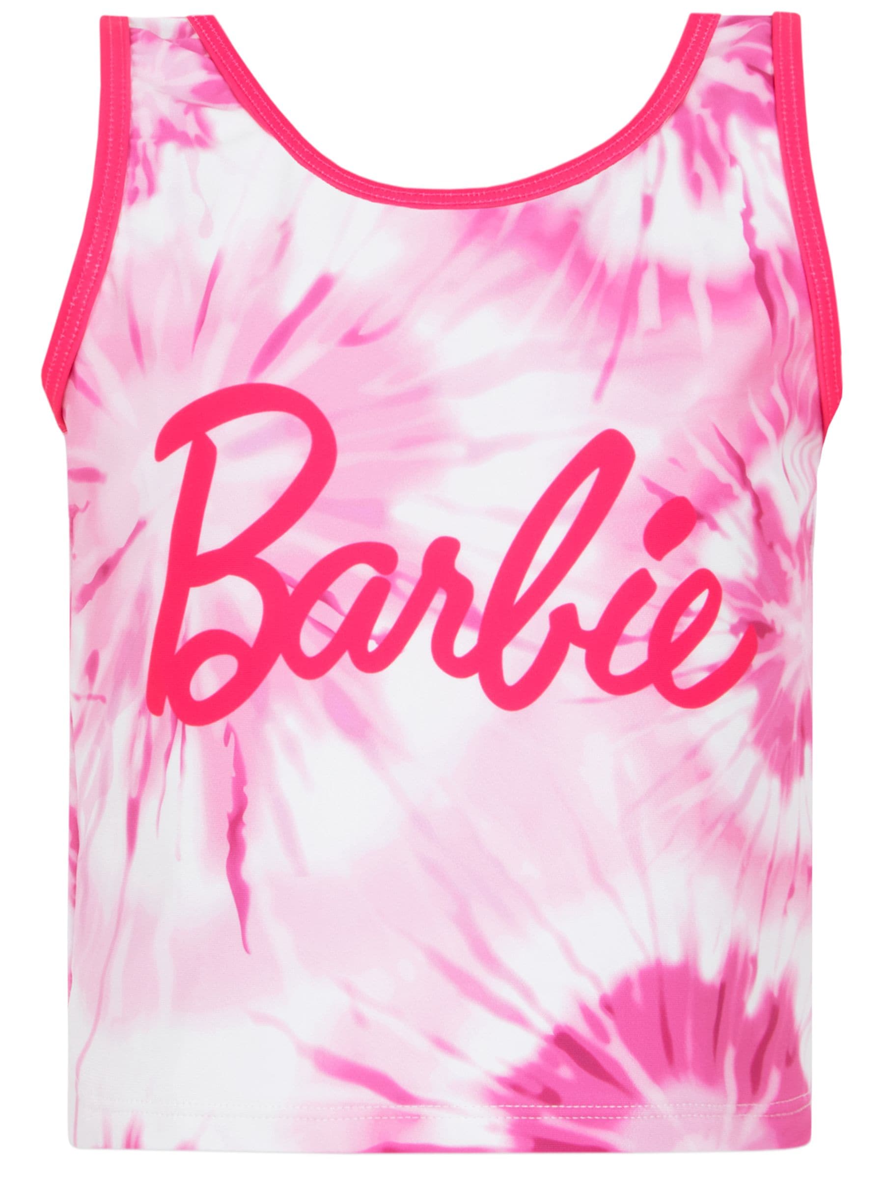 Character Pink Barbie Tankini Pink Tie Dye Set image 2