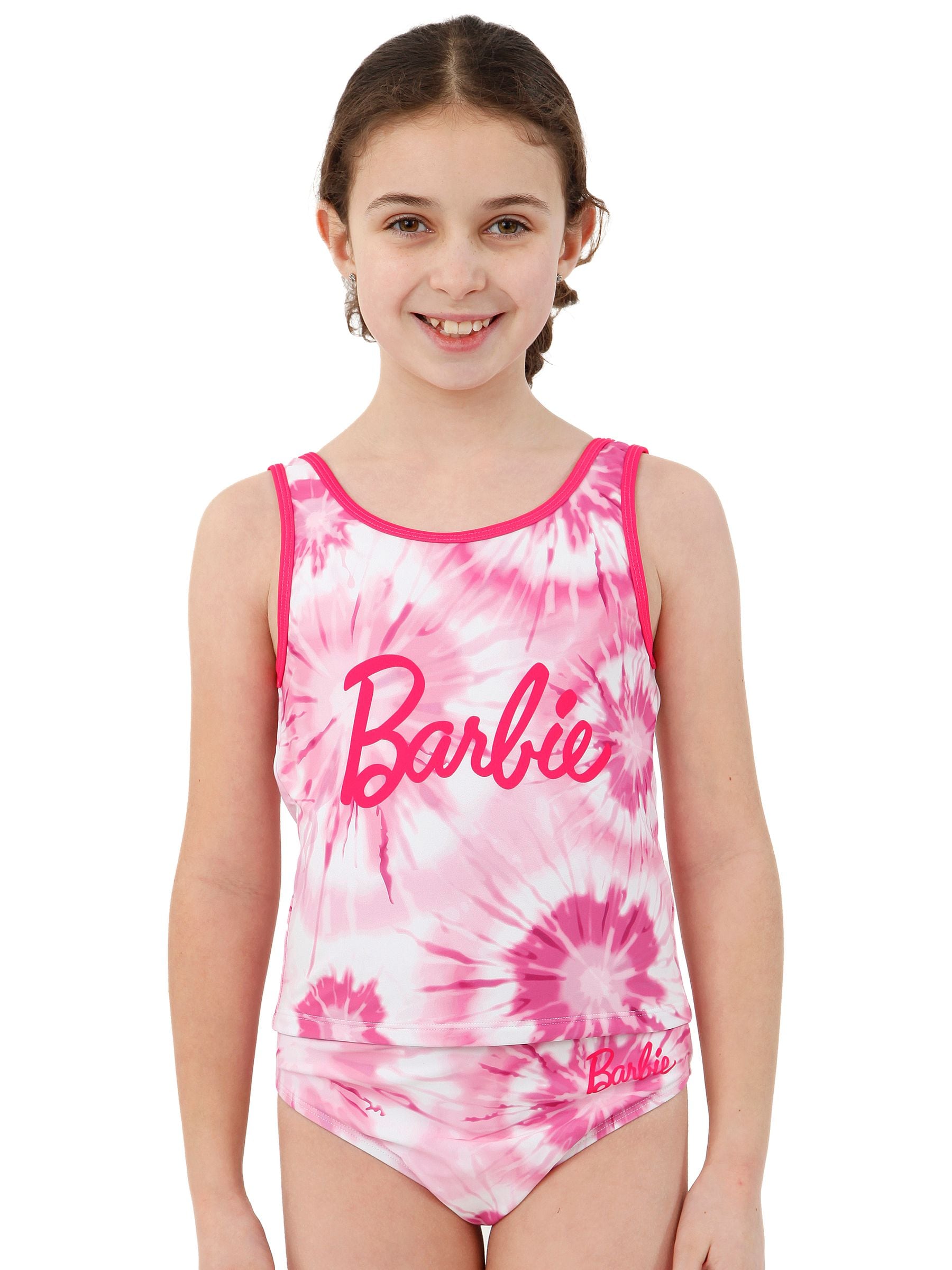 Character Pink Barbie Tankini Pink Tie Dye Set image 8