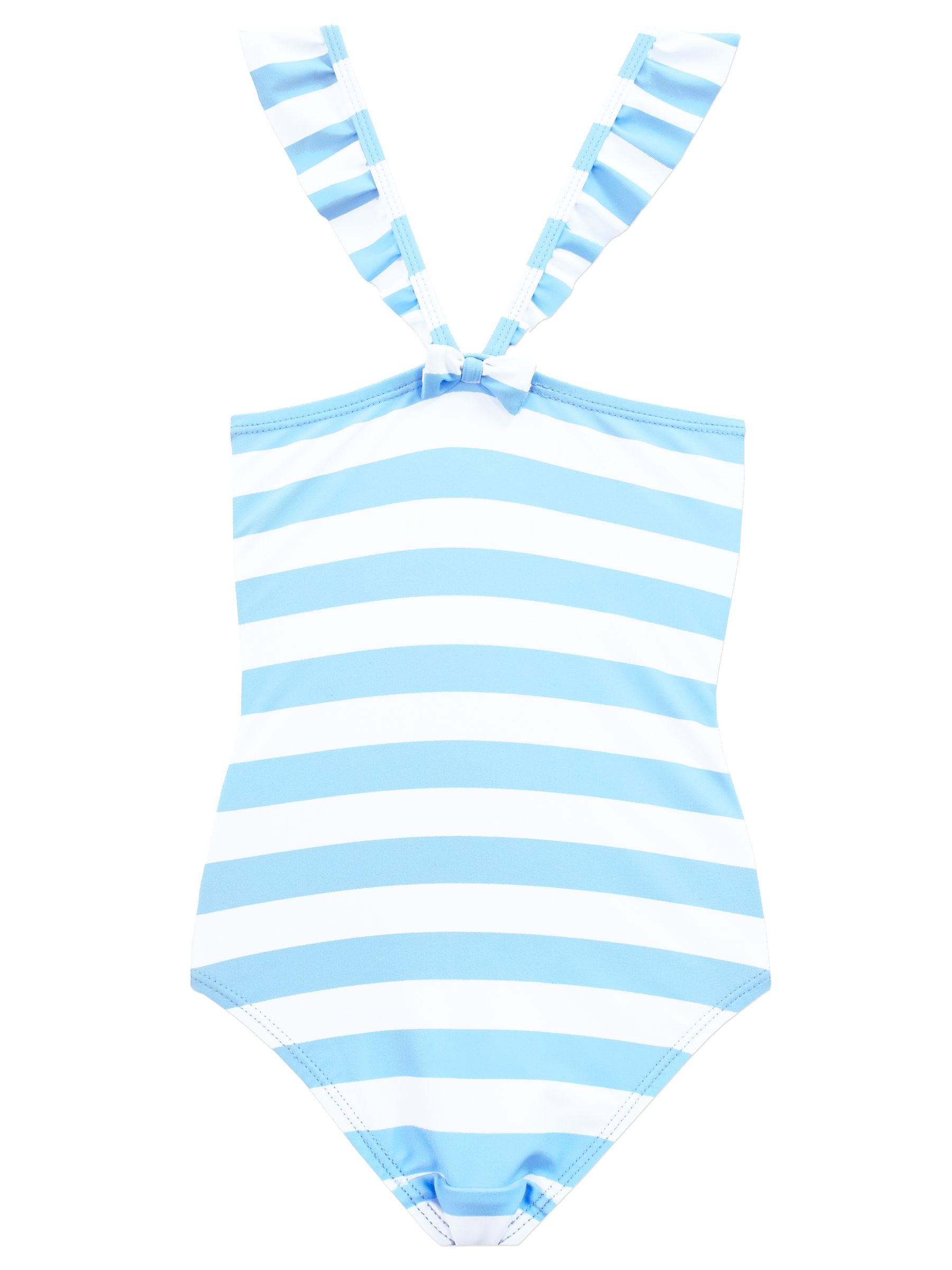 Character Blue Bluey Stripe Frill And Bow Swimsuit image 2