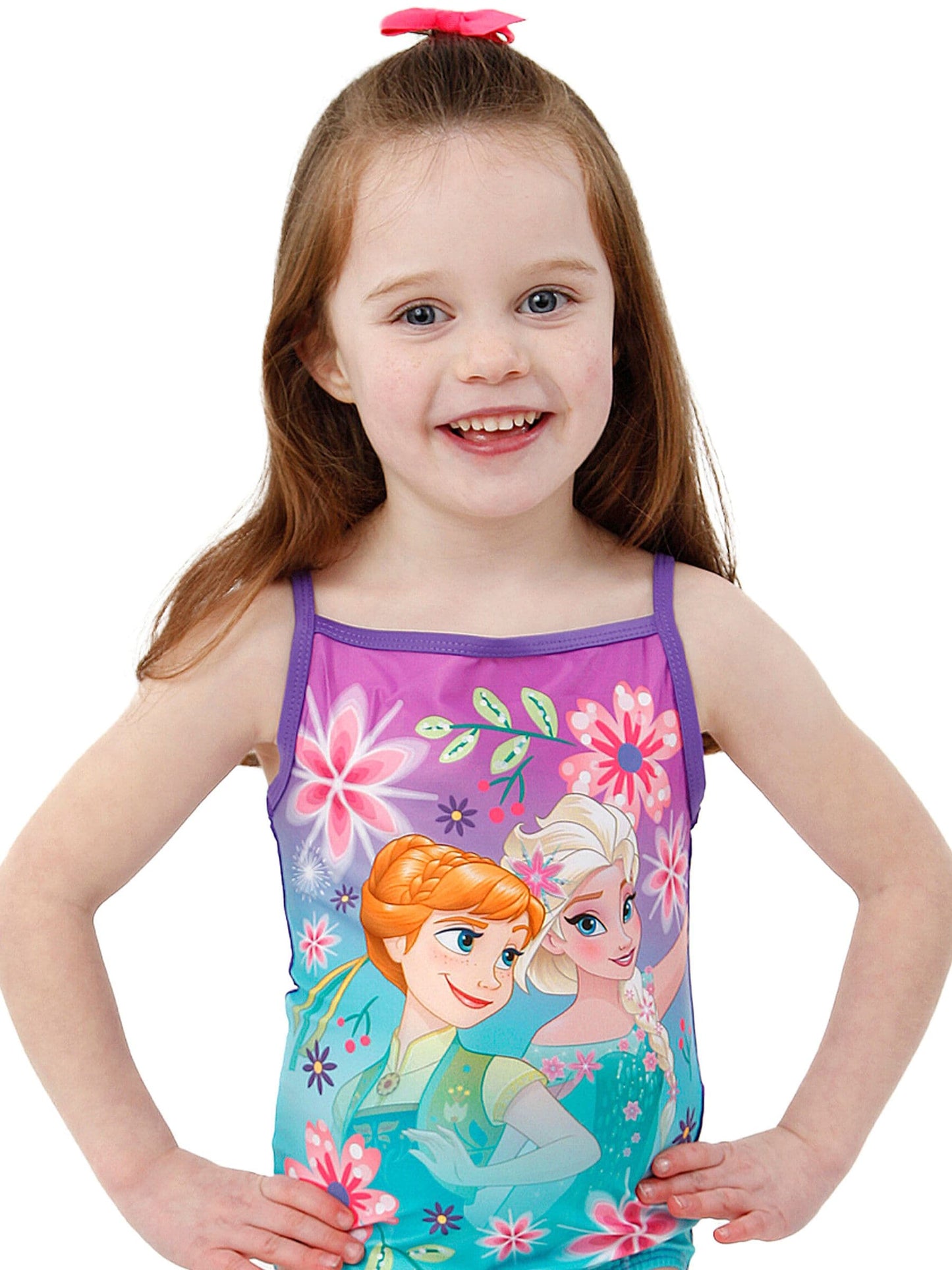 Character Purple Frozen Anna And Elsa Swimsuit image 3