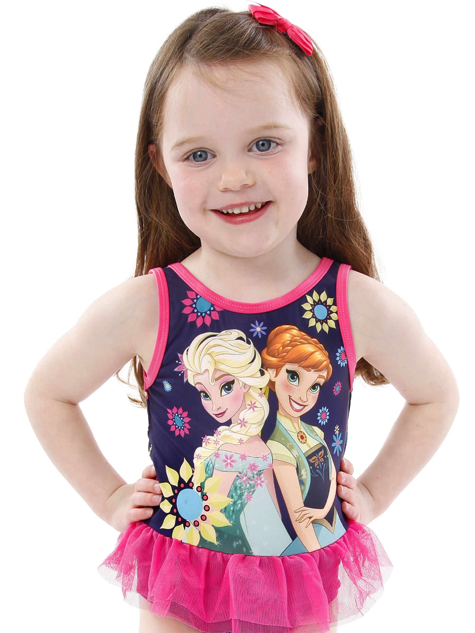 Character Blue Frozen Elsa And Anna Swimsuit image 1