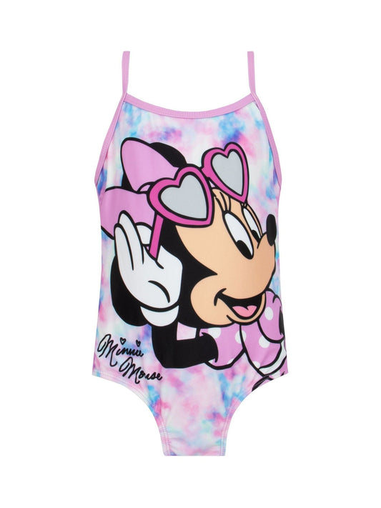 Character Purple Minnie Mouse Swimsuit Tye Dye image 1