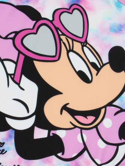 Character Purple Minnie Mouse Swimsuit Tye Dye image 3