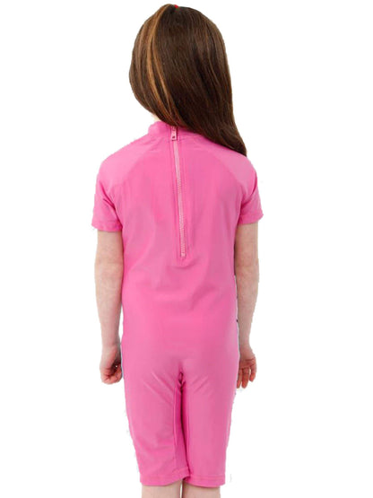 Character Blue Minnie Mouse Surfsuit  Pink Sleeves image 4