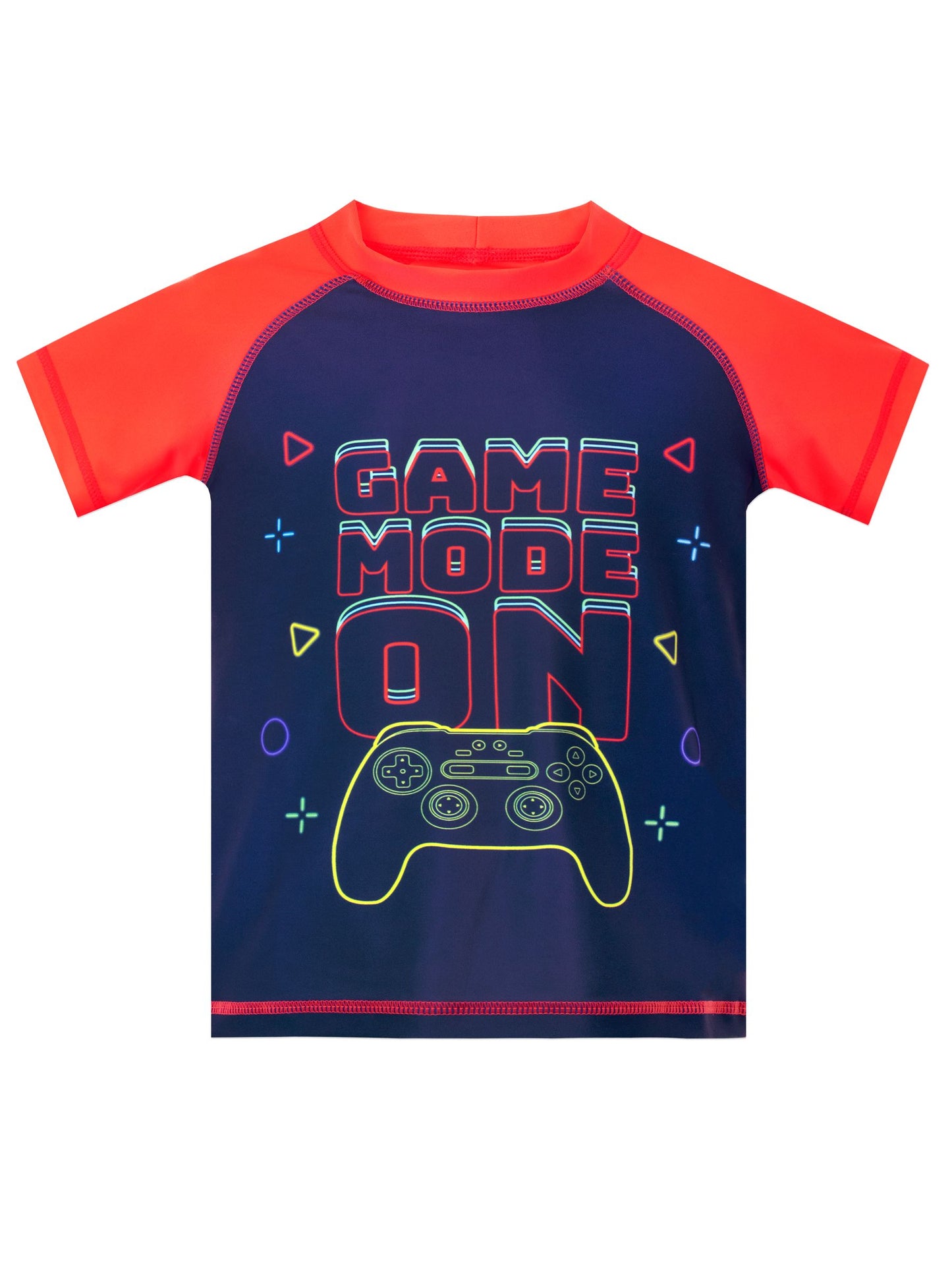 Character Blue Gaming Game Mode On Swimsuit image 2