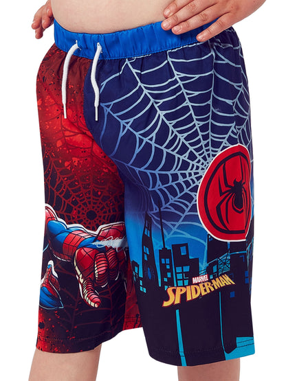 Character Blue Spiderman Spiderman Logo Swim Shorts image 3