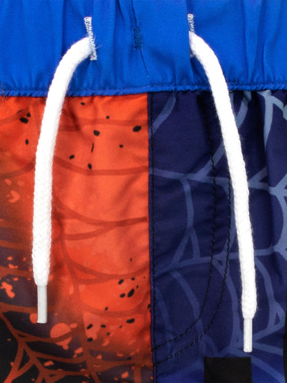 Character Blue Spiderman Spiderman Logo Swim Shorts image 5