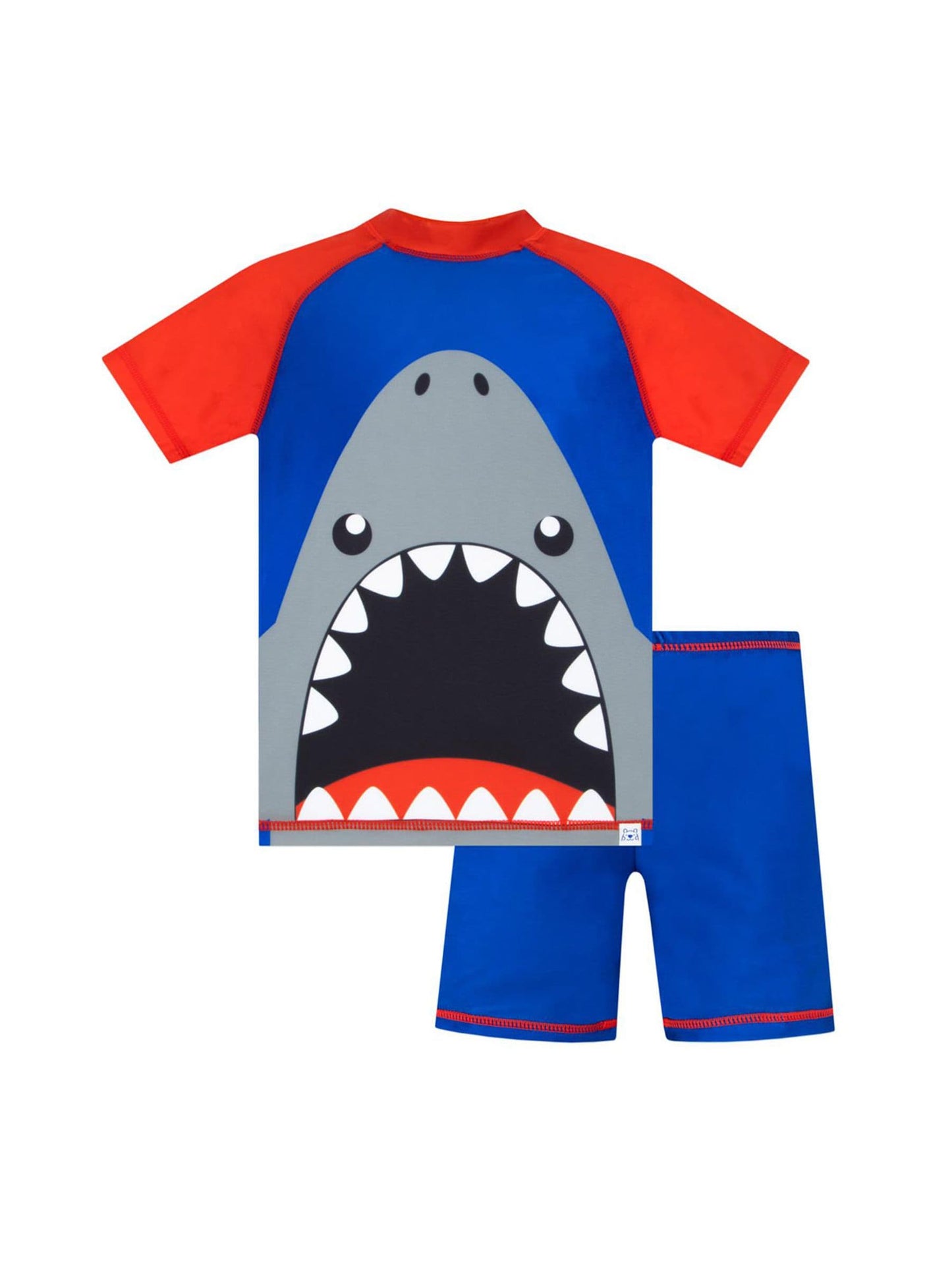 Character Blue Shark Swim Set Shark Teeth image 1
