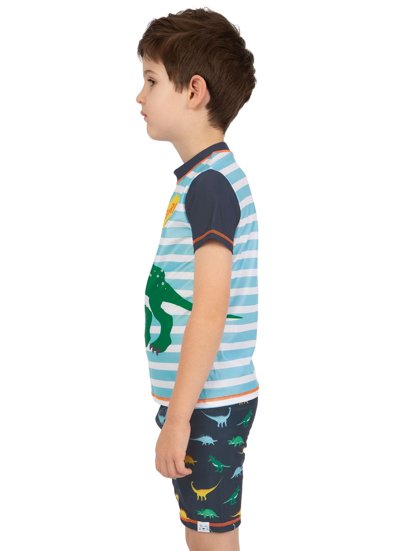 Character Blue Dinosaur Green Dino Rawr Swim Set image 2