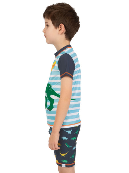 Character Blue Dinosaur Green Dino Rawr Swim Set image 2