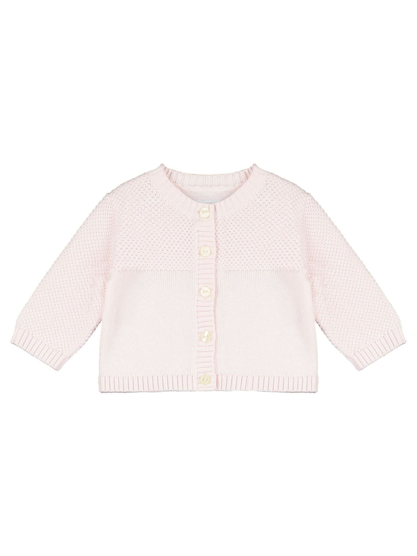 Dsiney Kidz - Emile Et Rose Pink True Knit 100% Cotton Cardigan image 2