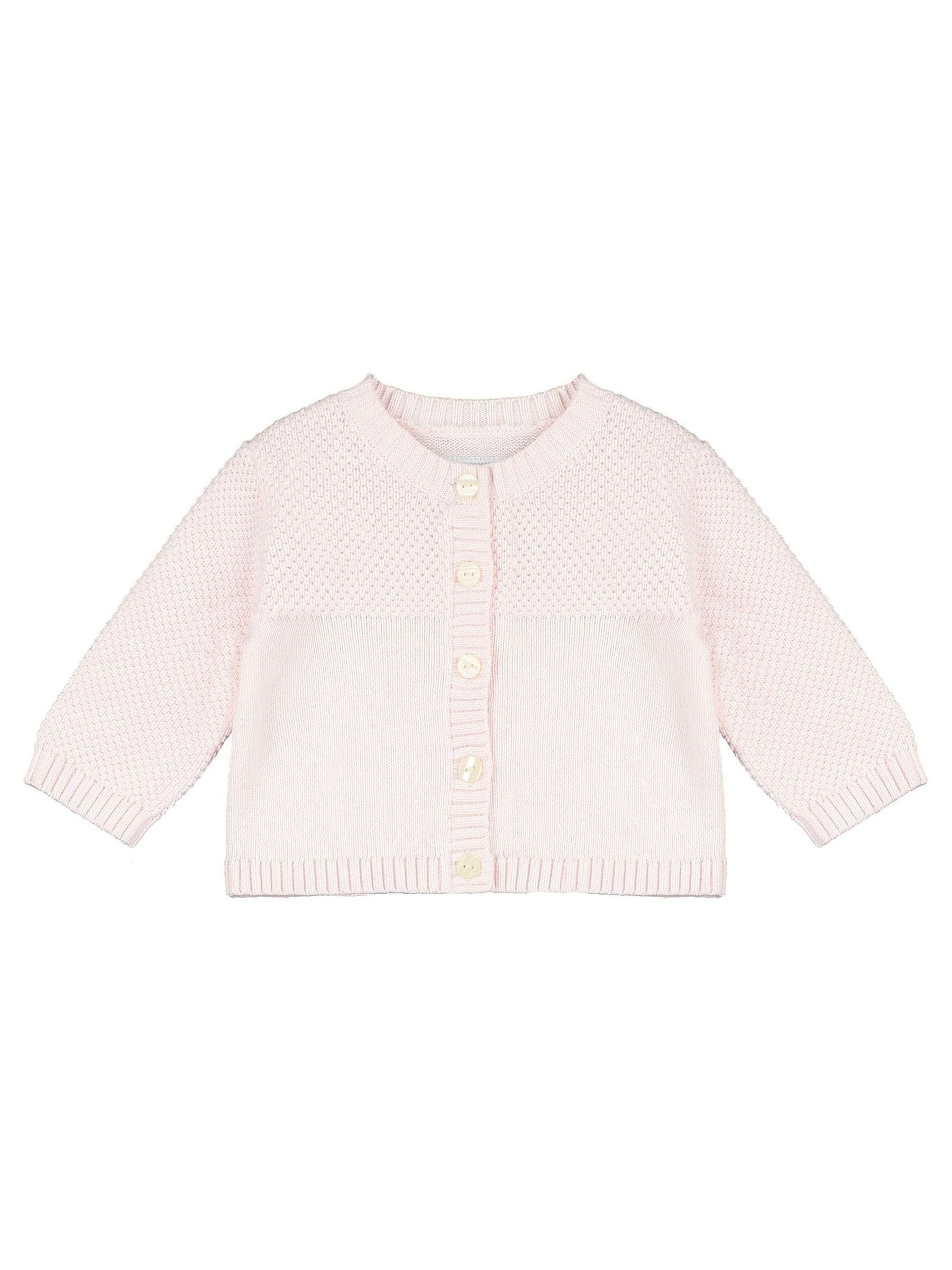 Dsiney Kidz - Emile Et Rose Pink True Knit 100% Cotton Cardigan image 2