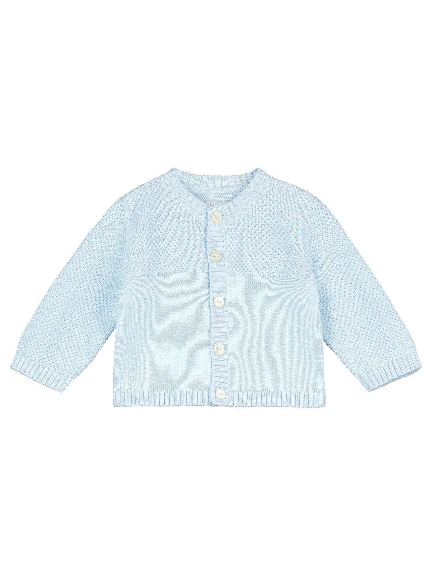 Dsiney Kidz - Emile Et Rose Blue True Knit Baby Cotton Cardigan image 2