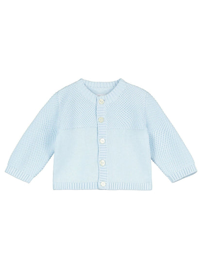 Dsiney Kidz - Emile Et Rose Blue True Knit Baby Cotton Cardigan image 2