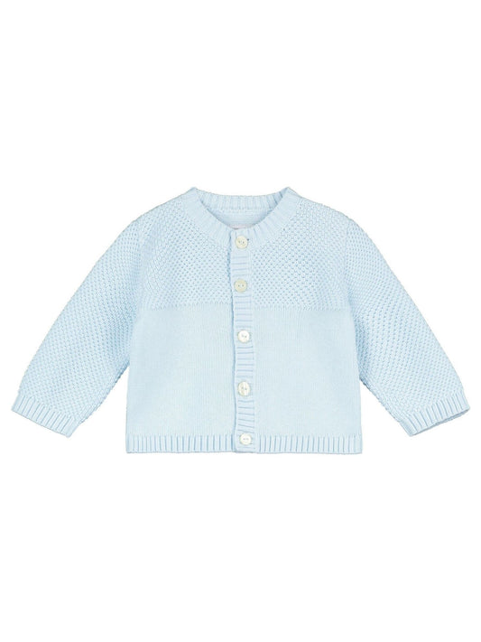 Dsiney Kidz - Emile Et Rose Blue True Knit Baby Cotton Cardigan image 2