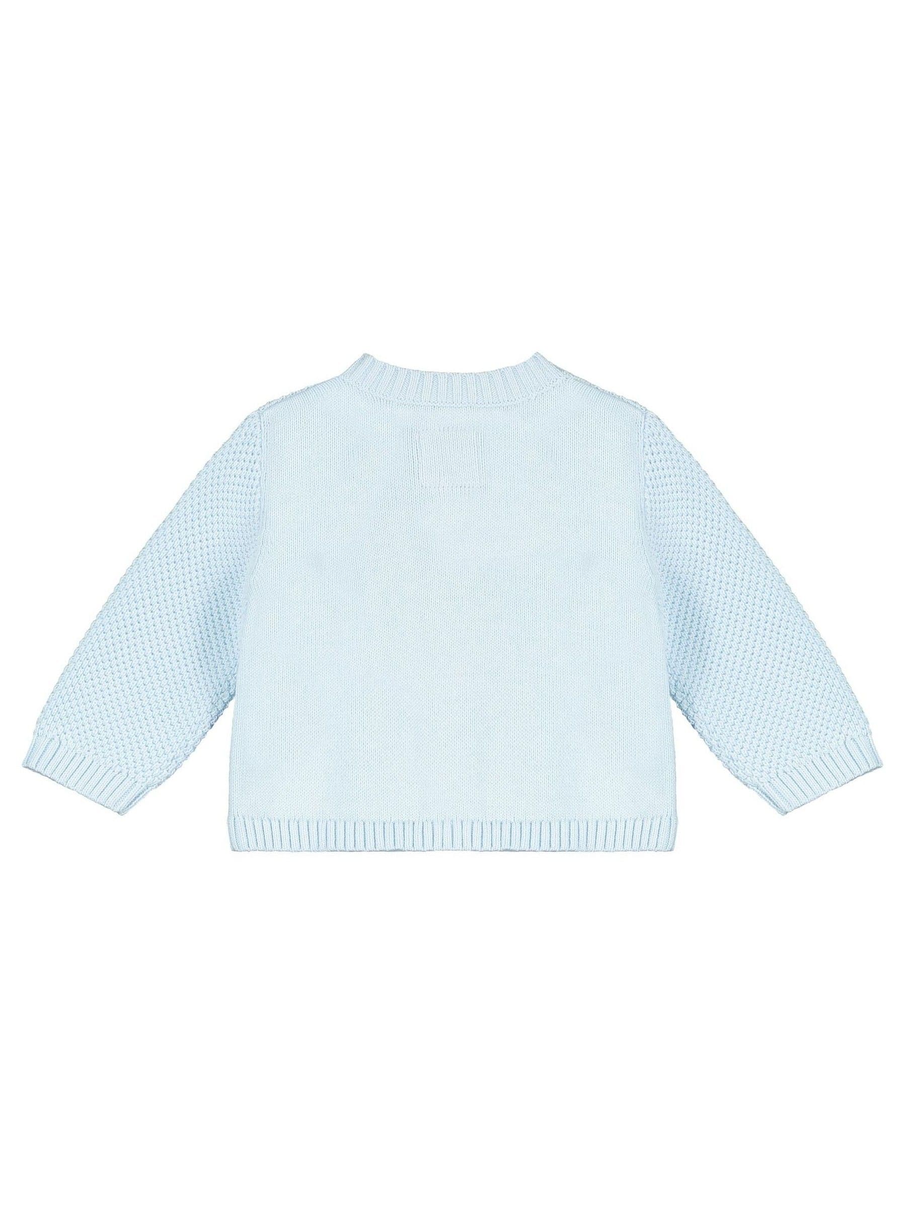 Dsiney Kidz - Emile Et Rose Blue True Knit Baby Cotton Cardigan image 3