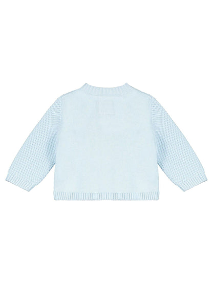 Dsiney Kidz - Emile Et Rose Blue True Knit Baby Cotton Cardigan image 3