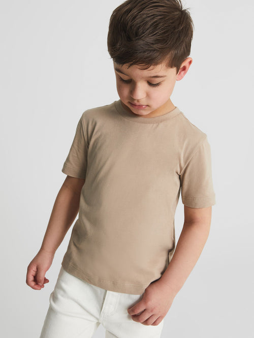 Reiss Stone Bless 3-9 yrs Cotton Crew-Neck T-Shirt image 1