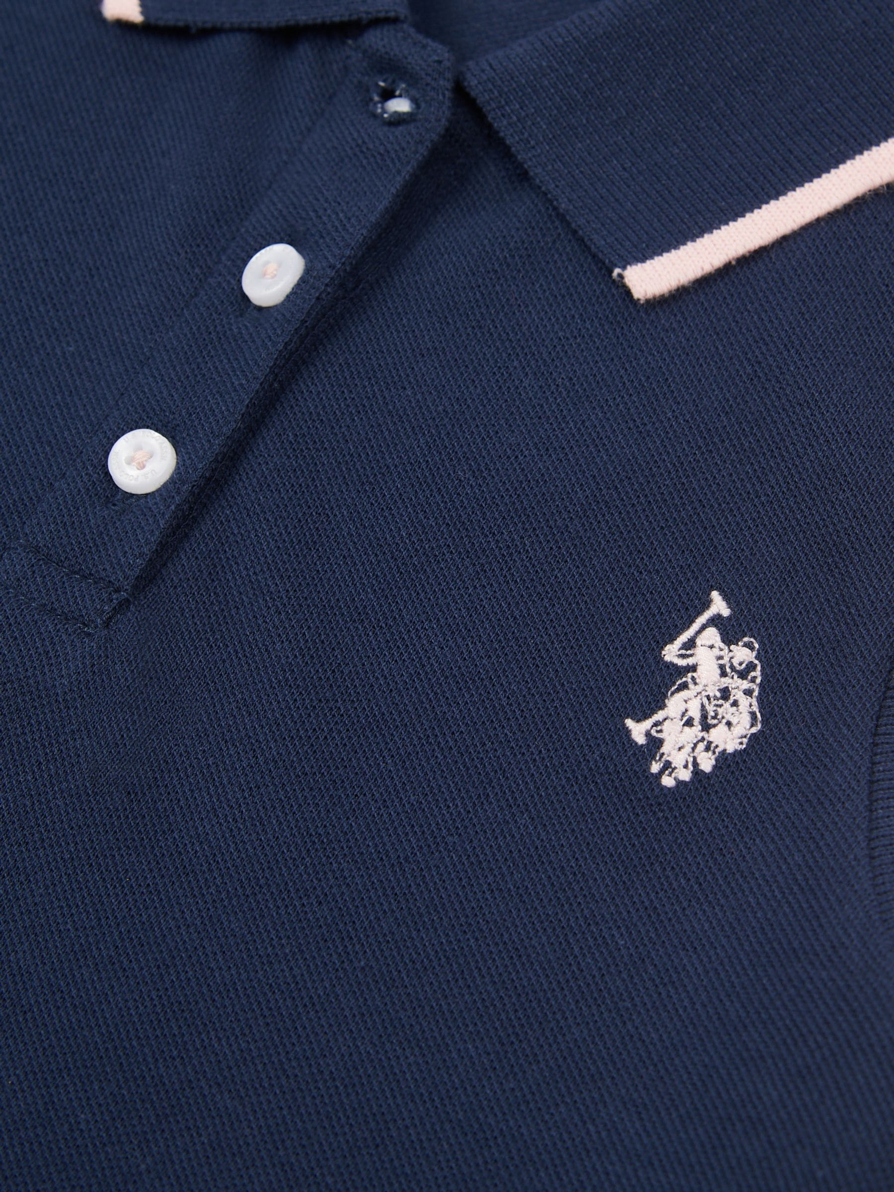 Dsiney Kidz - U.S. Polo Assn Blue Sleeveless Pique Polo Shirt image 7